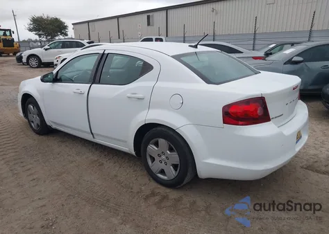 2013 Dodge Avenger Se from USA, damaged, VIN 1C3CDZAB6DN665472
